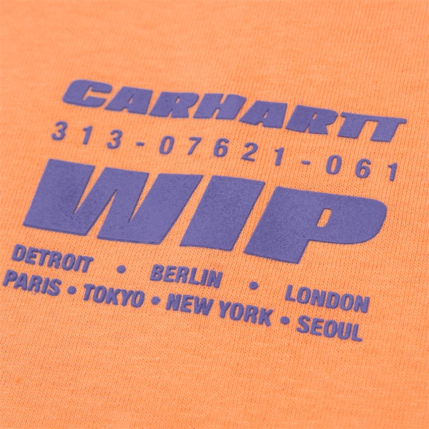 Carhartt WIP T-shirts L/S INTER I027819 POP ORANGE